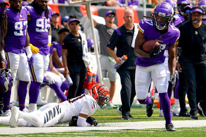 An unheralded 2020 draft pick, K.J. Osborn had a big Week One against Cincinnati.